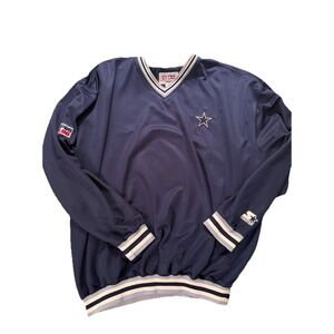 Vintage 1990s Starter Pro Line Dallas Cowboys Navy pullover size L